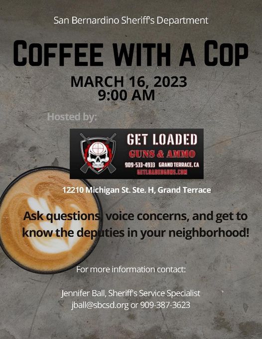 Coffee with a cop GetLoaded